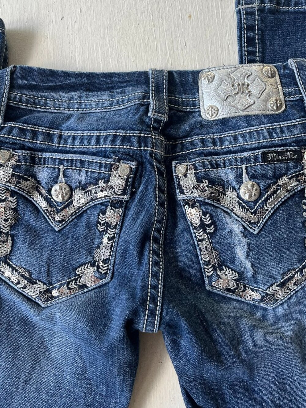 miss me jeans 25 signature boot low